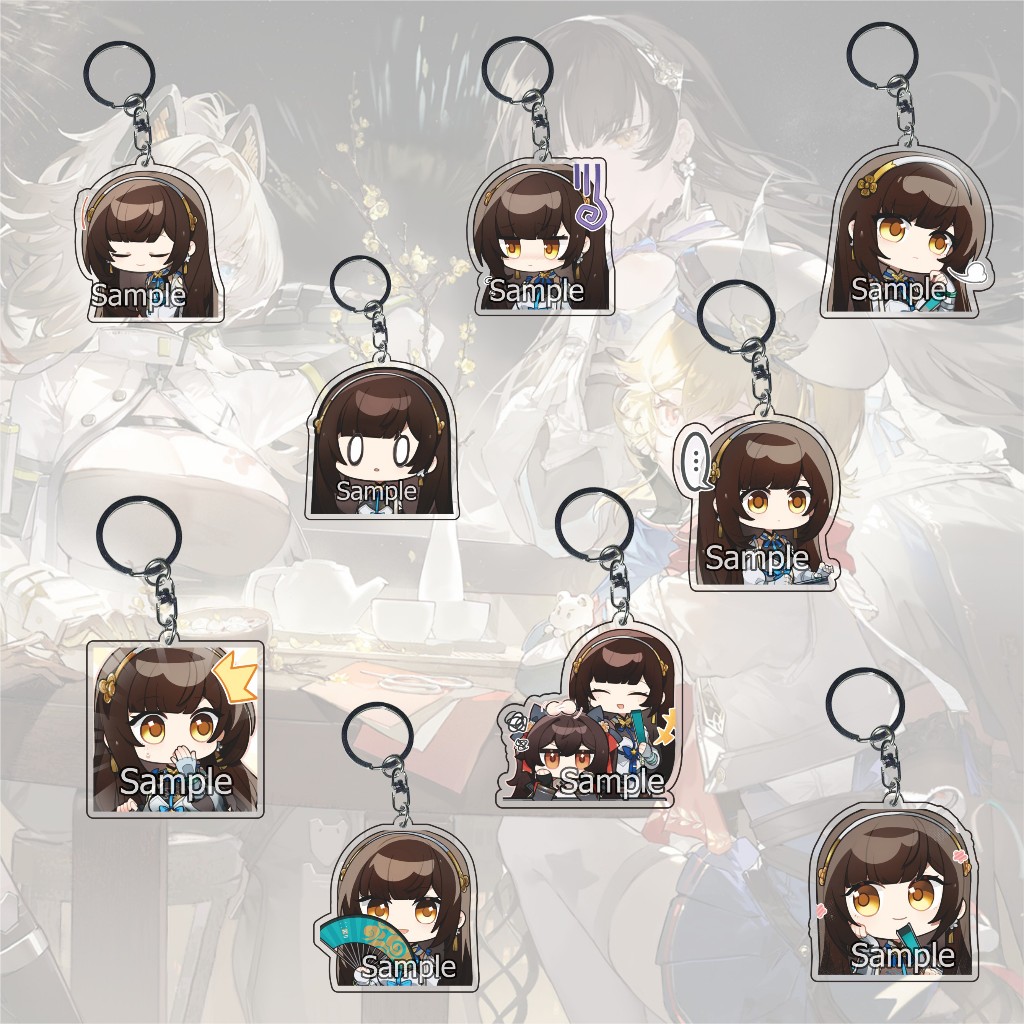 GANTUNGAN Daiyan พวงกุญแจ Girls Frontline 2 Exilium Daiyan - เกม Dushevnaya GFL - ของที่ระลึก