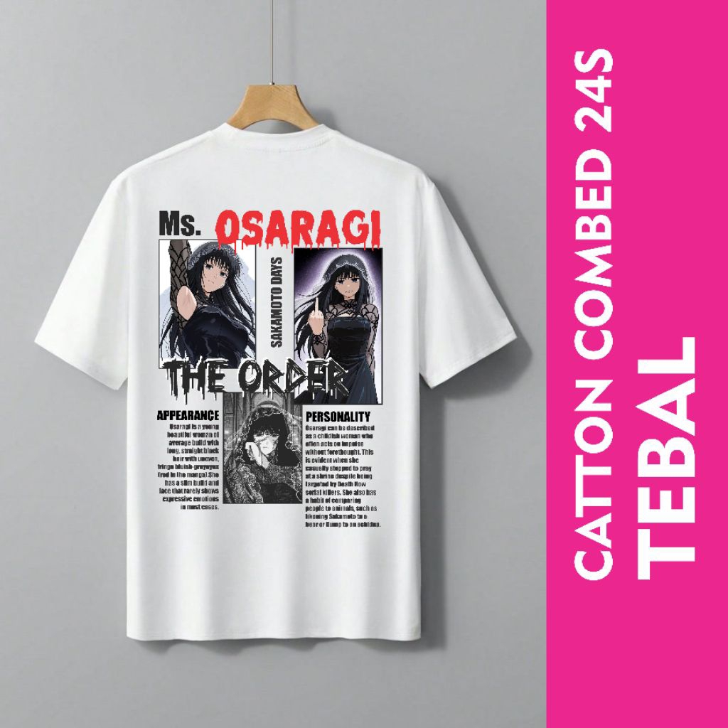 เสื้อยืดอนิเมะ Osaragi Sakamoto Days Distro