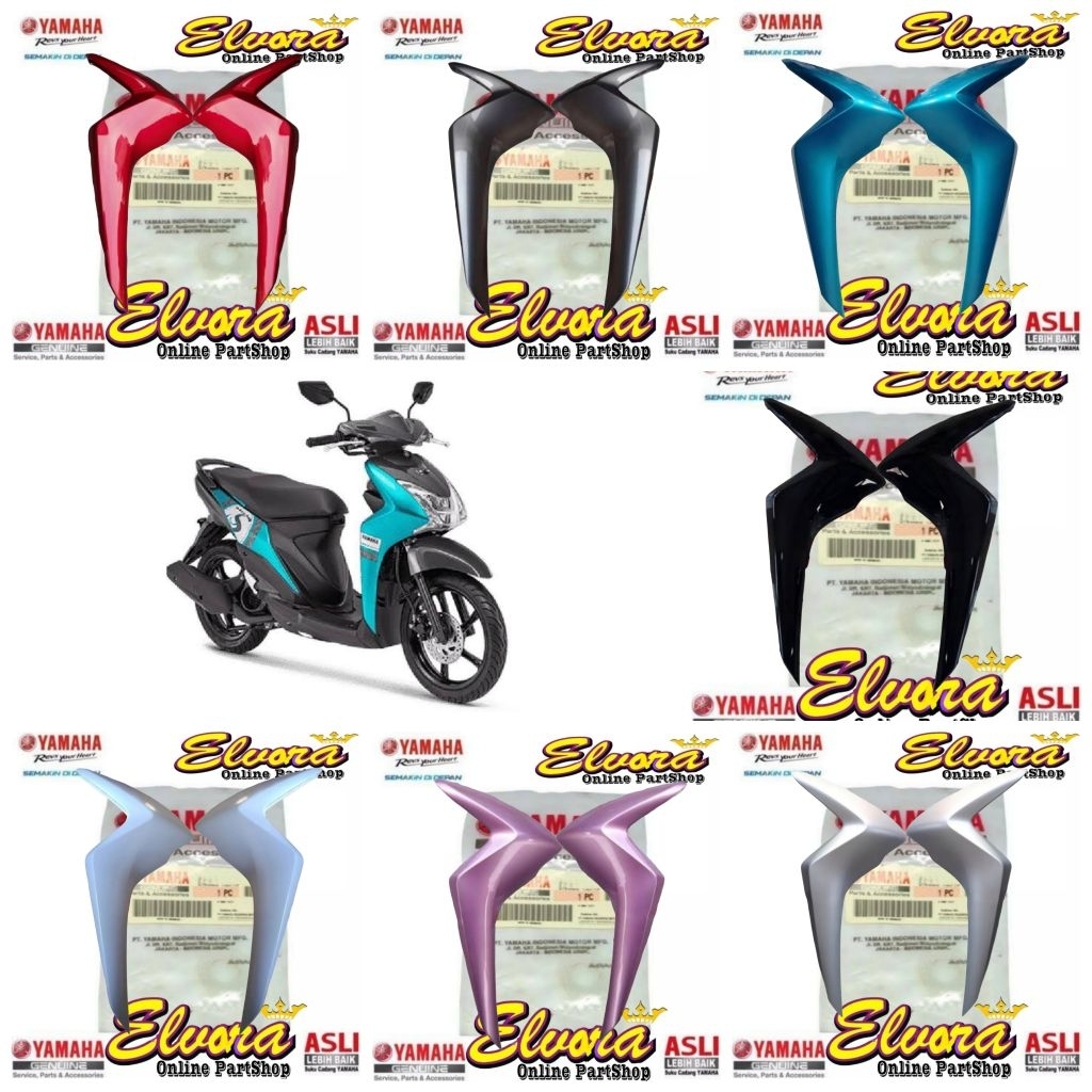 แผงปีกหน้าขวาซ้ายyamaha Mio S Original B3B-F835U-00 B3B-F835V-00
