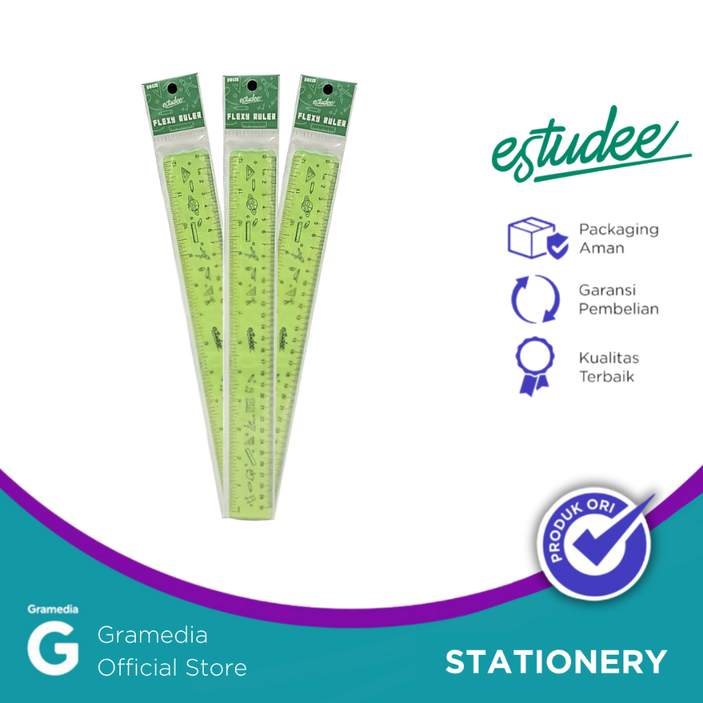 Gramedia Cirebon - ETUDE FLEXY RULER 30 CM / RULER 30cm