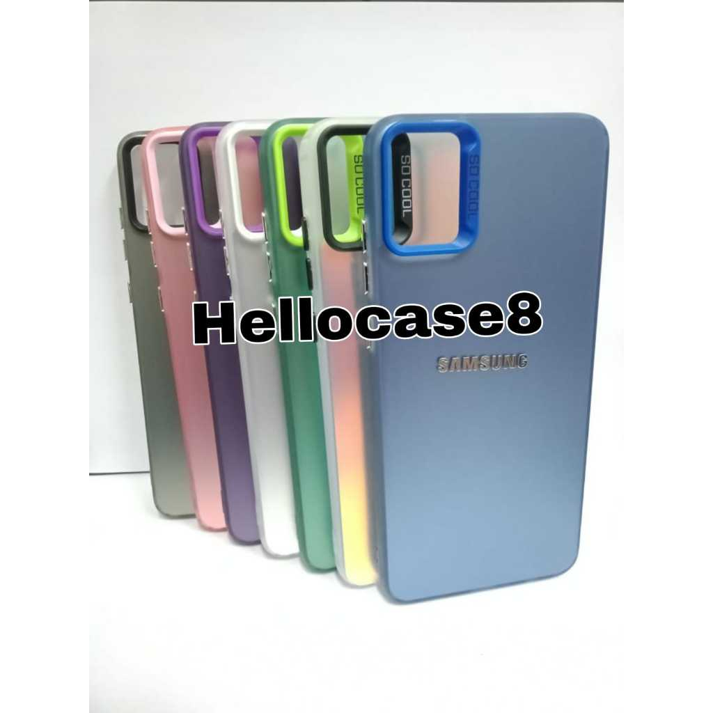 SOFTCASE SILICON RAINBOW DOVE SO COOL CHROME สําหรับ TYPE SAMSUNG A72/A73/J5 PRIME/J7 PRIME/M34 5G/S