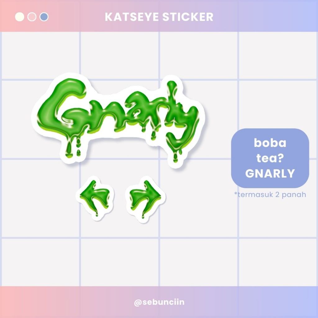 สติ๊กเกอร์ Katseye Gnarly