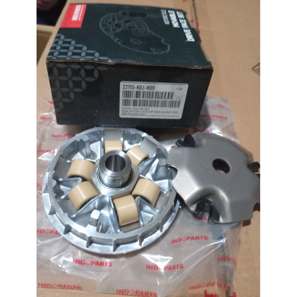 Indopart Roller House set Beat Deluxe Genio Beat street LED House Roller Assy