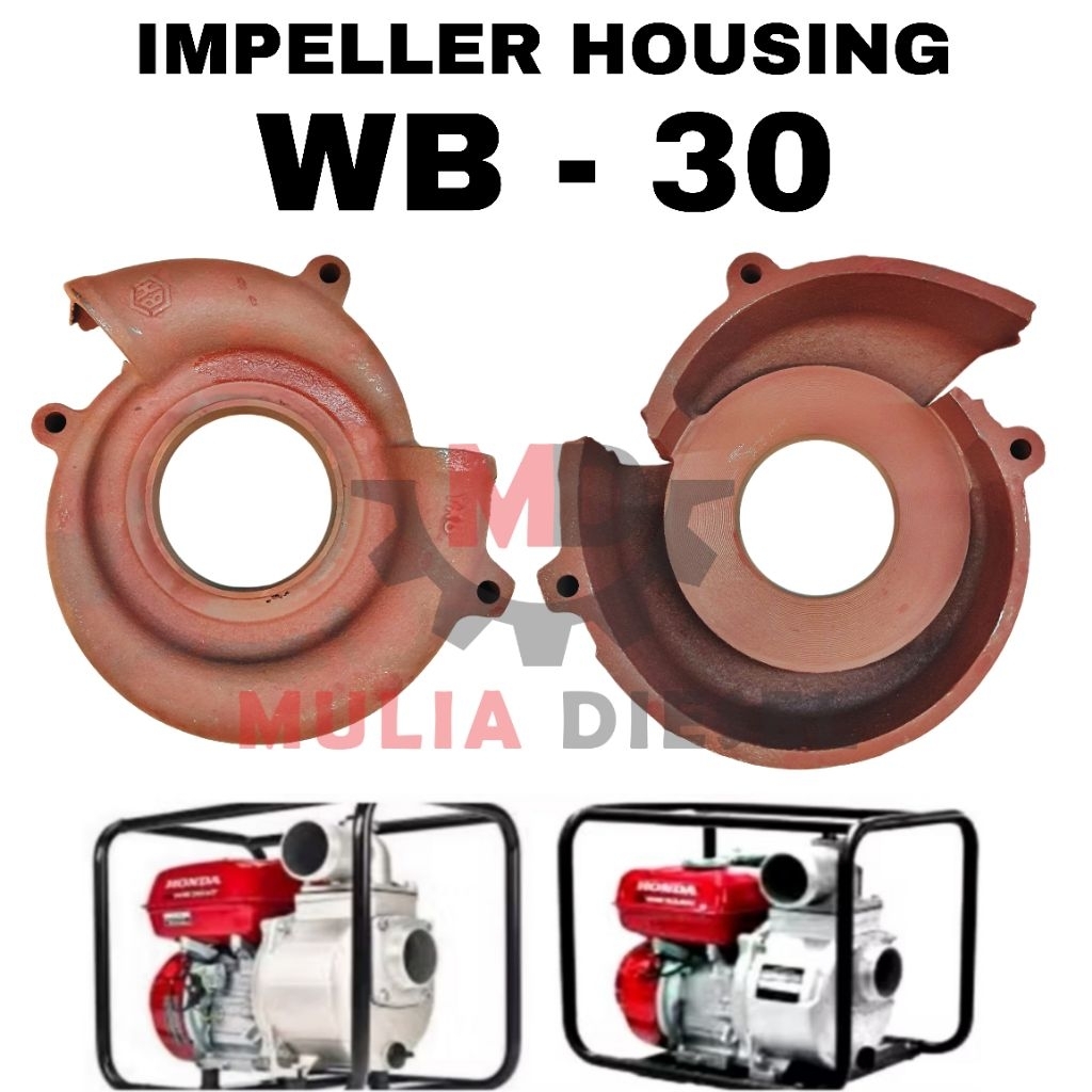 MESIN Impeller Housing สําหรับ Honda WB30 WB 3 INCH ปั๊มพัดลมเครื่องยนต์