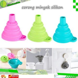 (sko) น้ํามันซิลิโคน FUNNEL / FUNNEL ยืดหยุ่นได้ FUNNEL