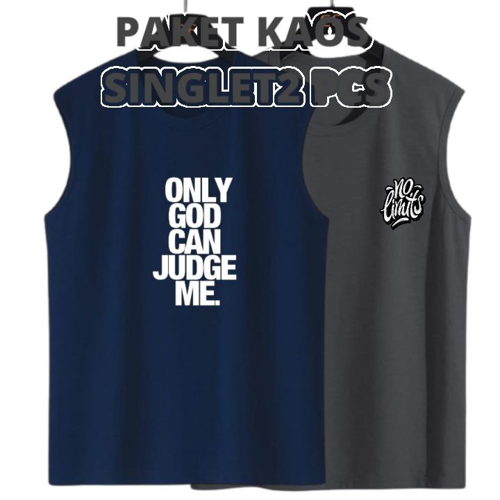 ใหม่ล่าสุด SINGLTE T-SHIRT PACKAGE FOR MEN CONTAINS 2 ชิ้น / CASUAL MENS SINGLET / 2 ชิ้น MENS TANKT