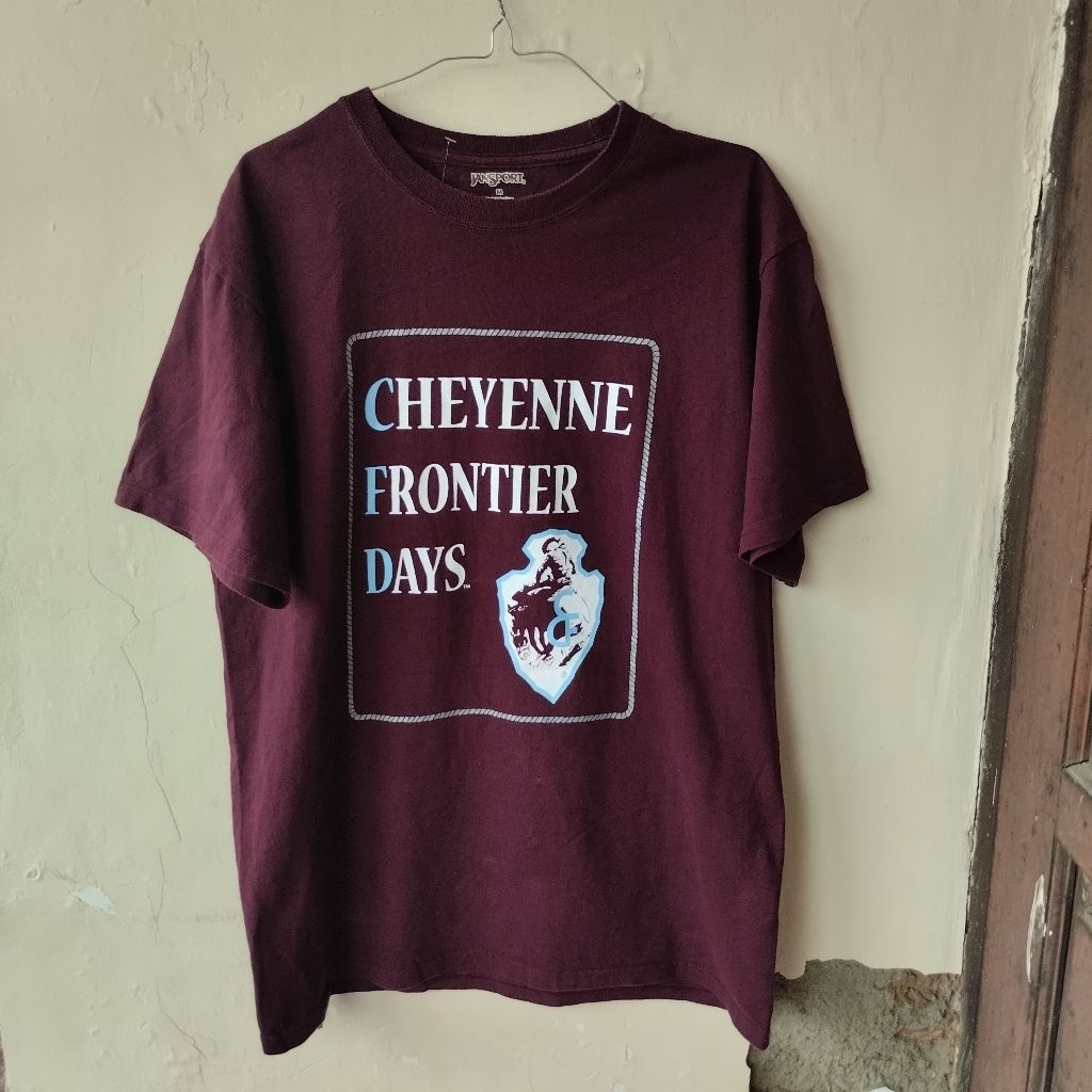 2016 Jansport Cheyenne Frontier Days Wyoming Outdoor Rodeo เสื้อยืด M Original