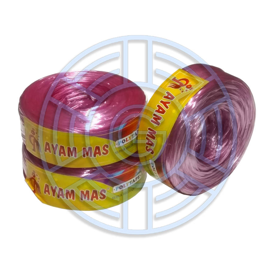 เชือกพลาสติก Raffia สี 170 กรัม Ayam Mas / Gapura / Orange Brand