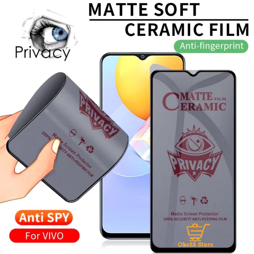 เซรามิค Matte Spy Vivo Y21 Y21s Y21T Y21E Y20 Y20a Y20s Y20i Y20G Y20s G Y19 Y19 Y19s GT Y29 Y28 Y28