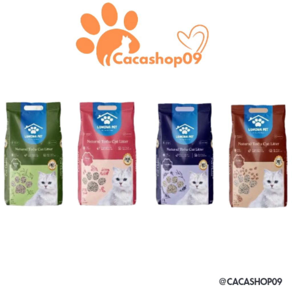 Tofu ทรายแมว ￼Lumina Tofu Soya Cat Litter 7 ลิตร ทรายแมวจับตัวเป็นก้อนหอม