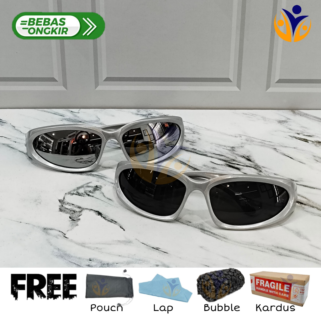 Y2K FUTURISTIC STYLE MATRIX ANTI UV GLASSES