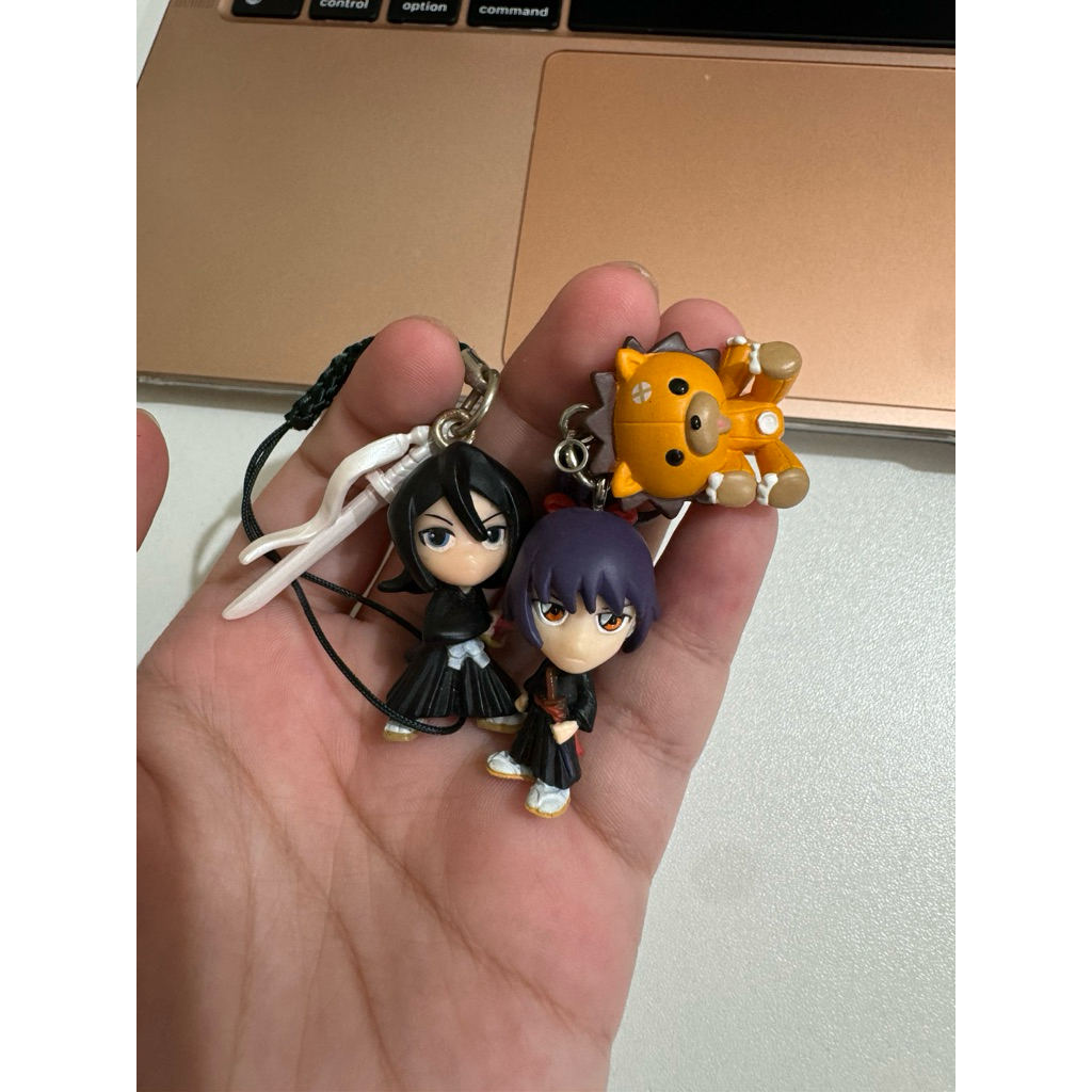 พวงกุญแจฟอกขาว Ganci ORIGINAL JAPAN Momo Kon Rukia Kuchiki