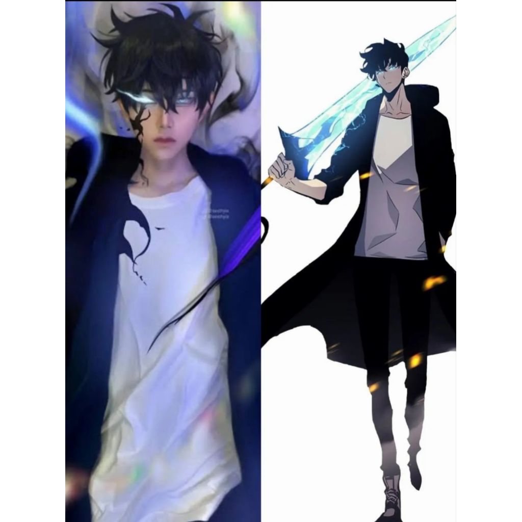 เสื้อแจ็คเก็ตเดี่ยวกันแดด JIN WOO ANIME COSPLAY ROBE