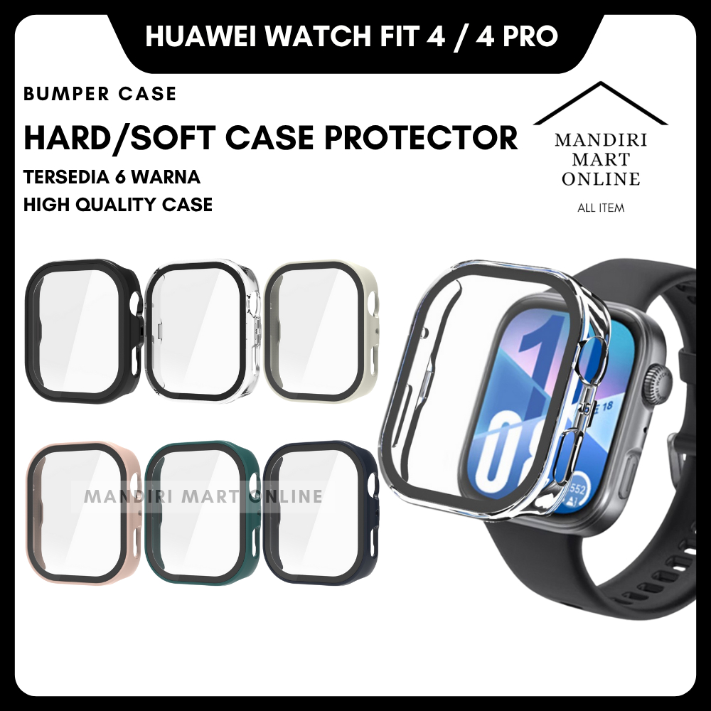 กันชน Hard Case 2 in 1 Huawei Watch Fit 4 Casing Soft Case Anti-Scratch Huawei Fit 4 Pro