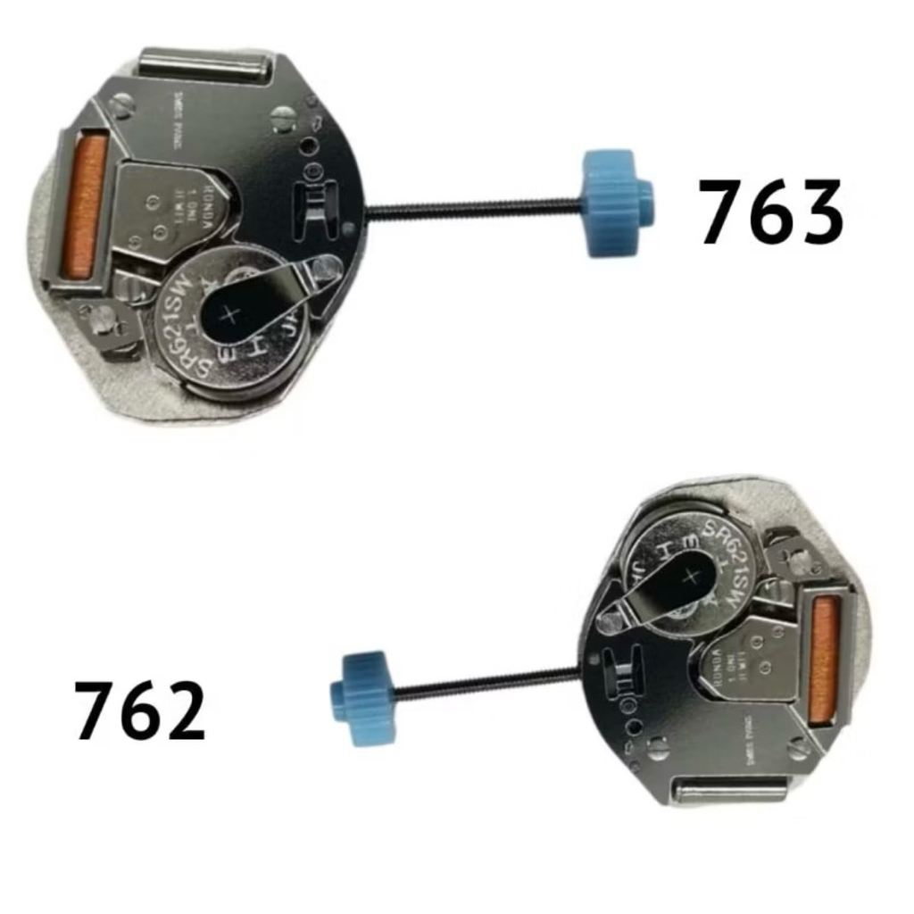 เครื่อง MESIN Original ronda 763, เครื่องนาฬิกา 763 และ 762