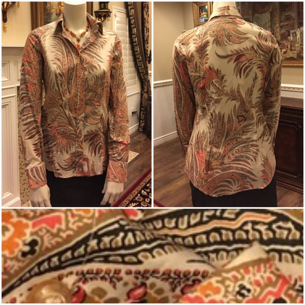 เสื้อเชิ้ตทรงเข้ารูป ETRO pasley