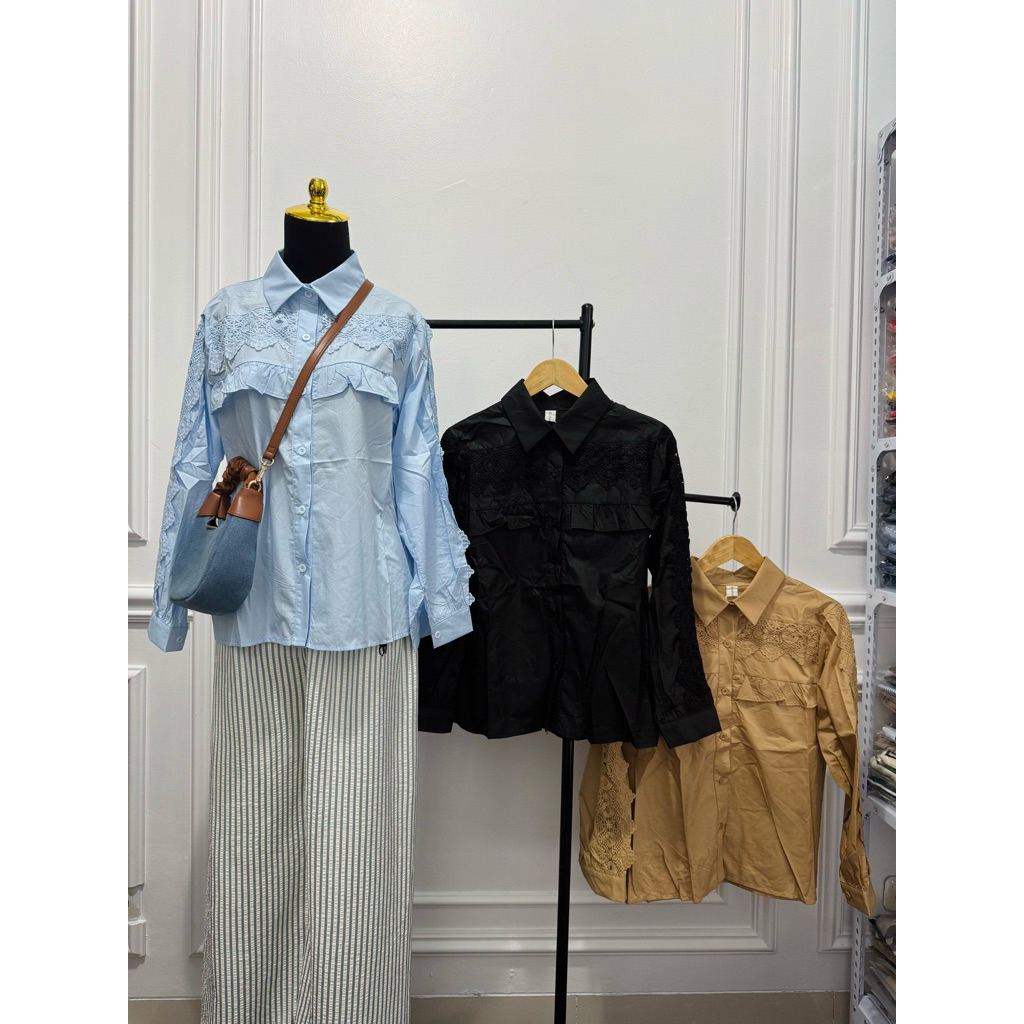 เสื้อ KEMEJA BKK | เสื้อ BKK | เสื้อลูกไม้นําเข้า