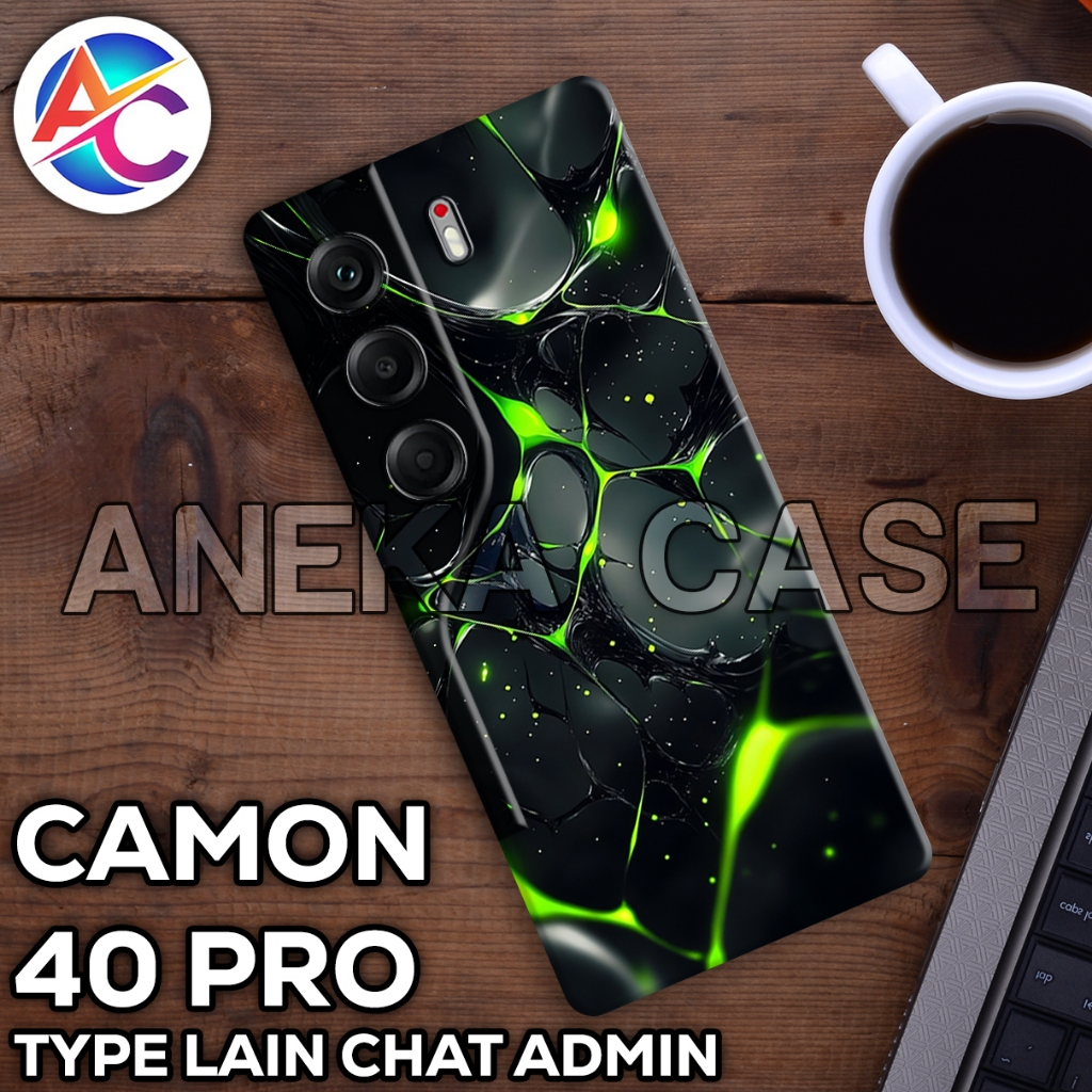(AC32) SOFTCASE TECNO CAMON 40 PRO ( ABSTRACT MOTIF) SOFCASE SOFT CASE/SILICONE/PRO