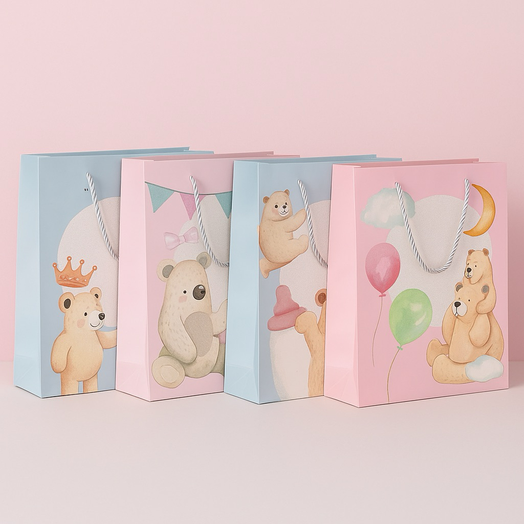 ถุงกระดาษตัก หมี 32x26x12ซม 71300600