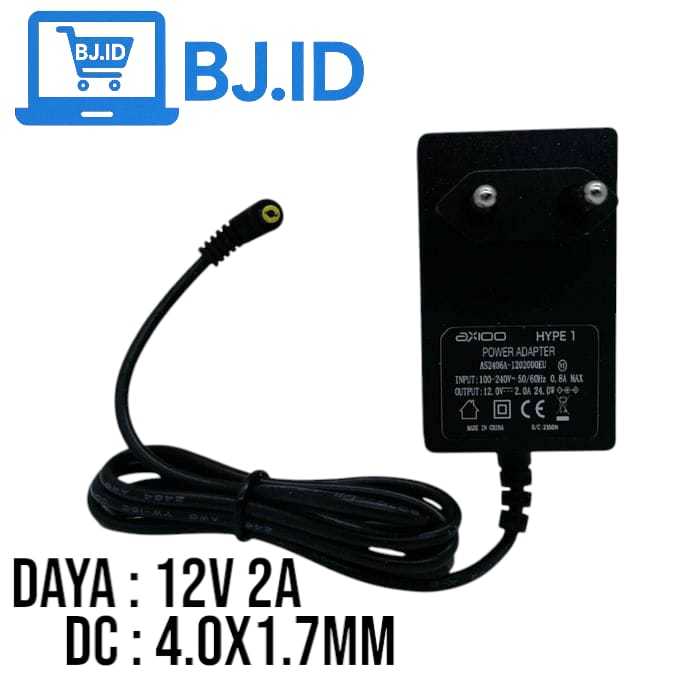 Axioo HYPE 1 HYPE 10 12V 2A Dc 4.0x1.7 มม.อะแดปเตอร์ชาร์จแล็ปท็อป