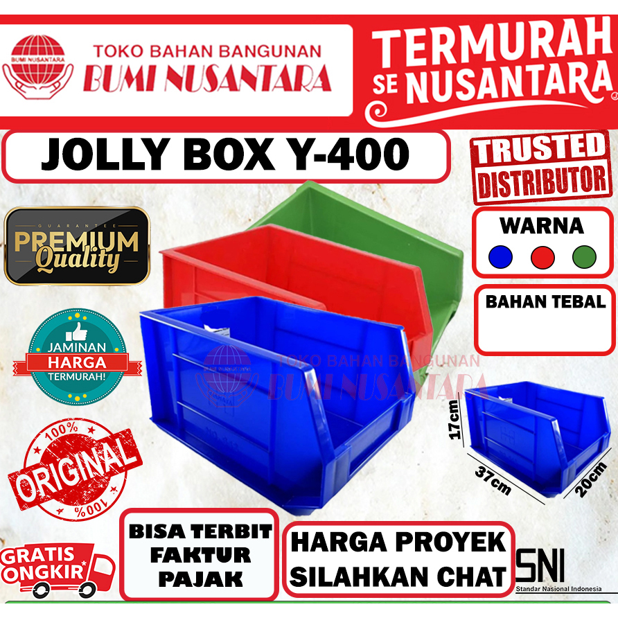 Jolly Box อเนกประสงค์ซ้อนกล่องอะไหล่สลักเกลียวอุปกรณ์เสริม YTH-400 JX400 HNT
