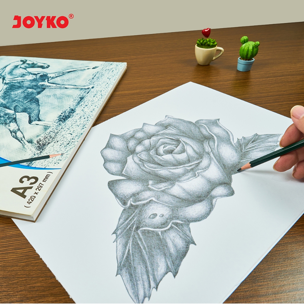 Joyko Drawing Book Sketch Pad A3 / Joyko A3 Drawing & Sketch Book สําหรับเด็กนักเรียน PAD-1002