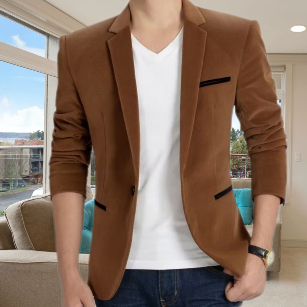MODERN CASUAL BLAZER JACKET FORMAL เสื้อเชิ้ตผู้ชาย