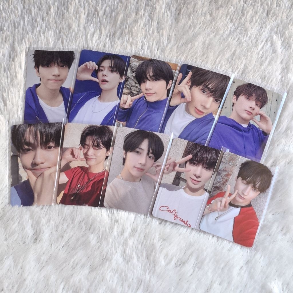 TXT PHOTCARD LOVE LANGUAGE SOOBIN YEONJUN BEOMGYU TAEHYYUN HUENINGKAI READY INA