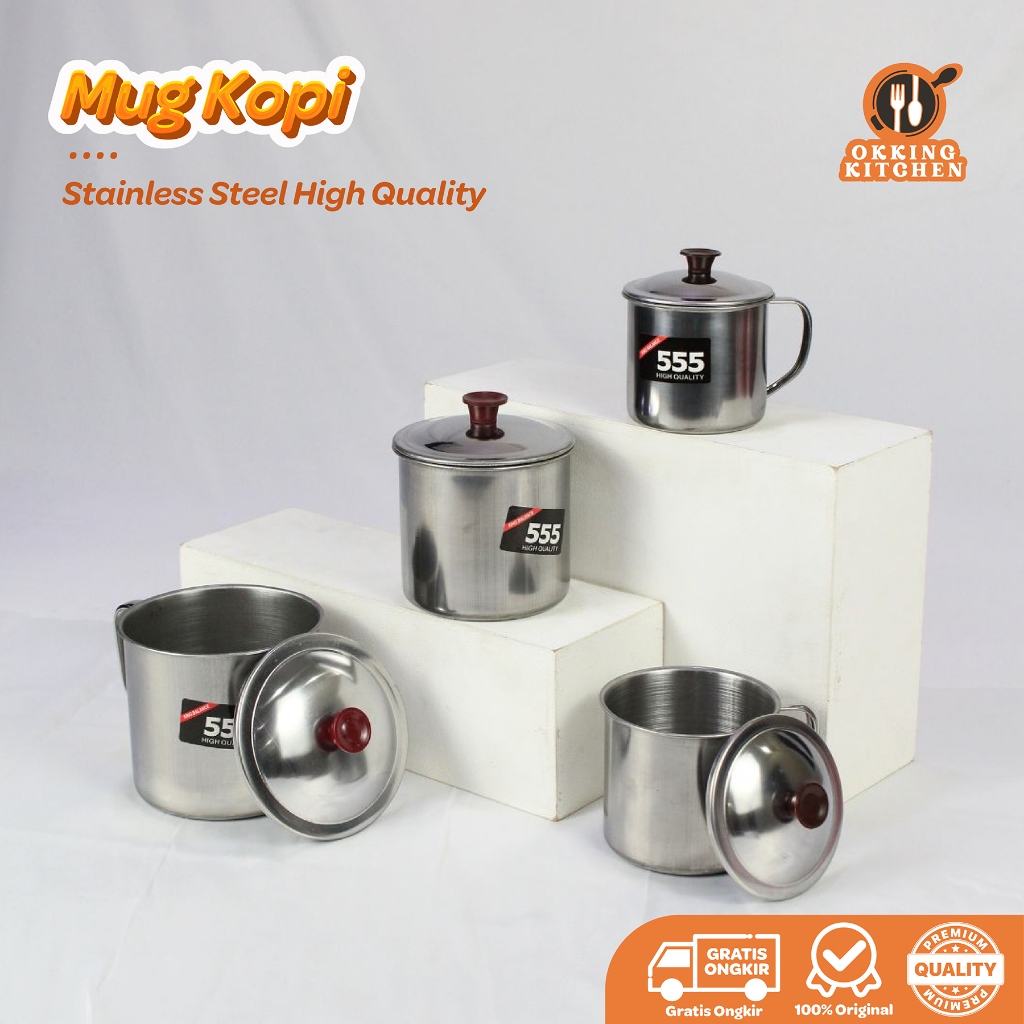 แก้วกาแฟชาแก้วชากาแฟถ้วย9ซม.10ซม.11ซม.12ซม.สแตนเลส520