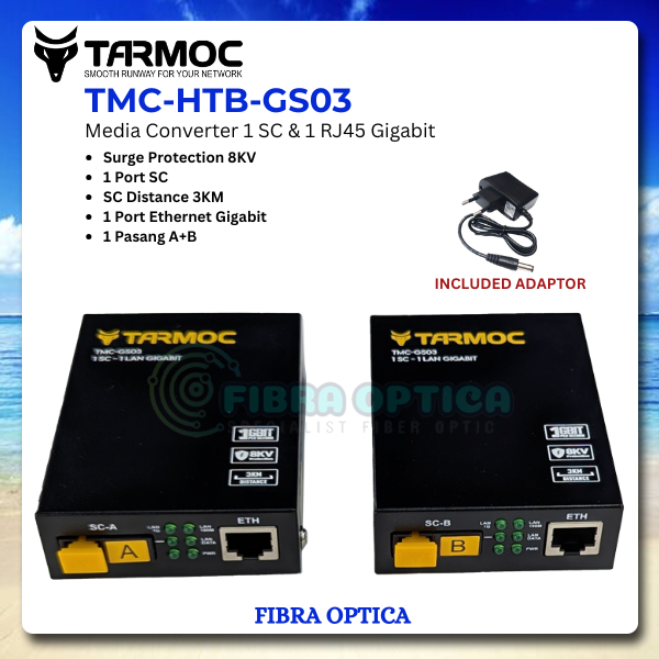 Media Converter Tarmoc HTB GS03 HTB-GS03 Gigabit โหมดคู่