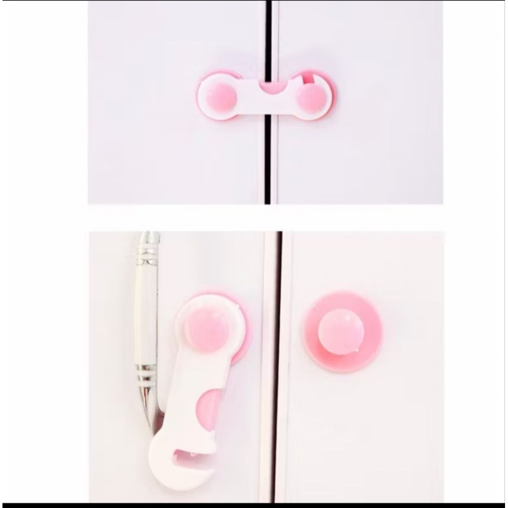 KSTUFF727 ล็อคความปลอดภัย FRIDGE LOCK DRAWER RACK SAFE FOR BABY