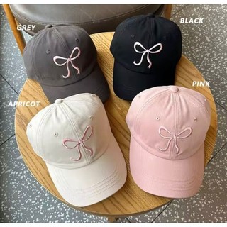 Topi baseball wanita bordir pita coreanstyle gaya  PREMIUMNYA TEBAL LEMBUT TIDAK KAKU virall topi trending pita dewasa topi pita korean style murah