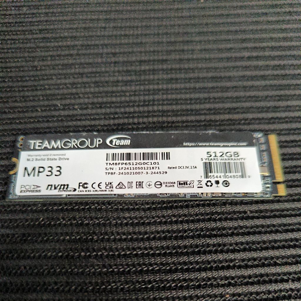 SSD M.2 Team Group 512 GB