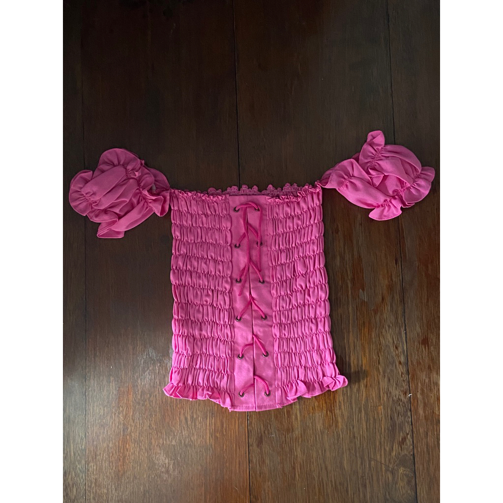 Pink Sabraiba Princesscore preloved camisole Tube / Top kawai dollette coquette codd