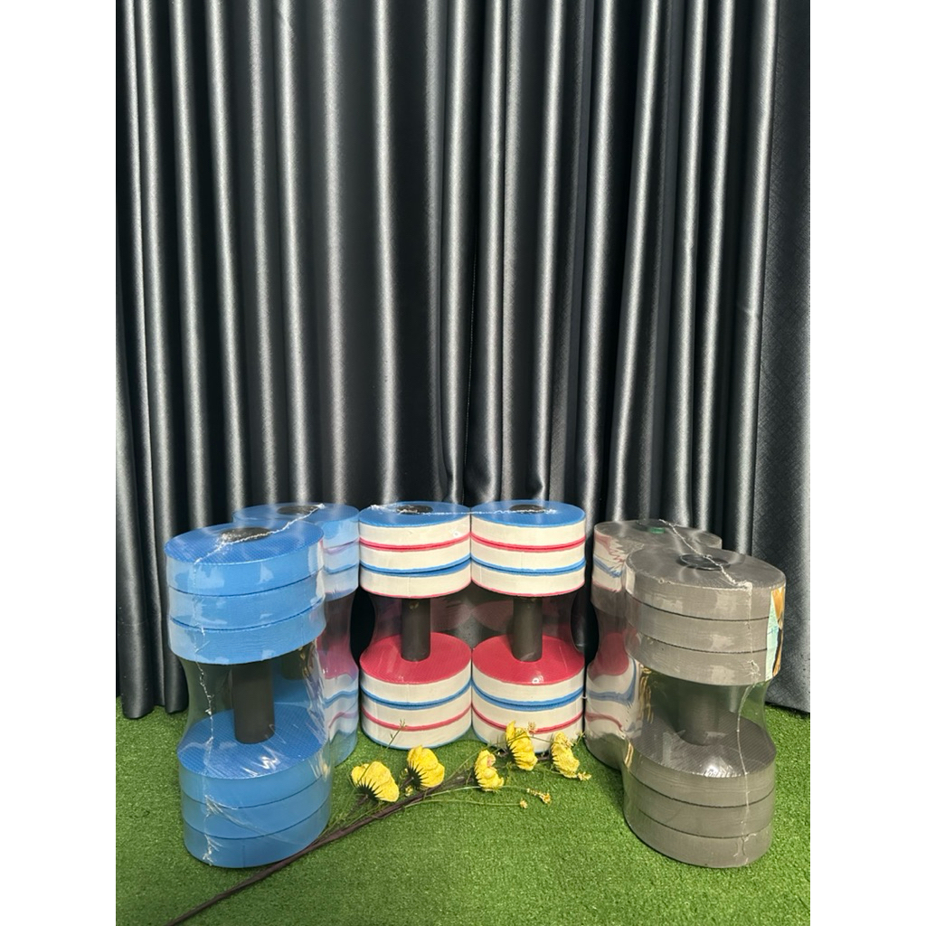 Small Water Fitness Dumbbell I Small Float Dumbbell มี 2 ชิ้น I Small Water Barbell by Butik Salisa