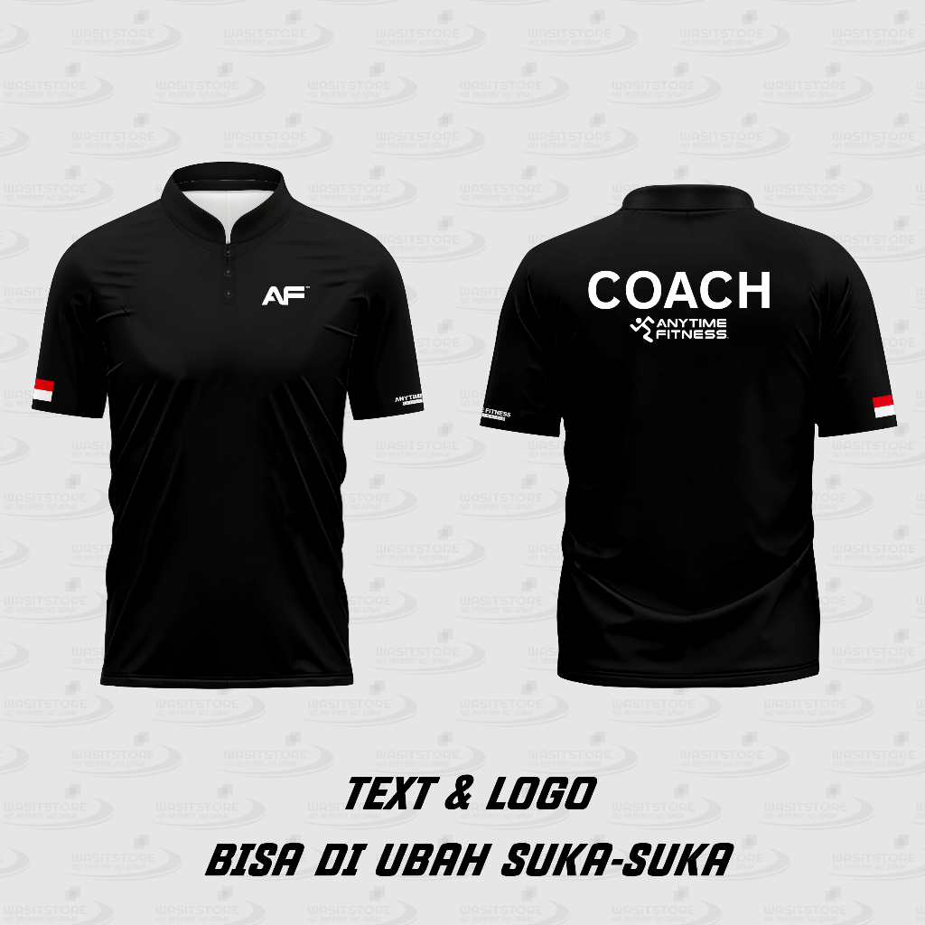 ANYTIME FITNESS CUSTOM COLLAR JERSEY