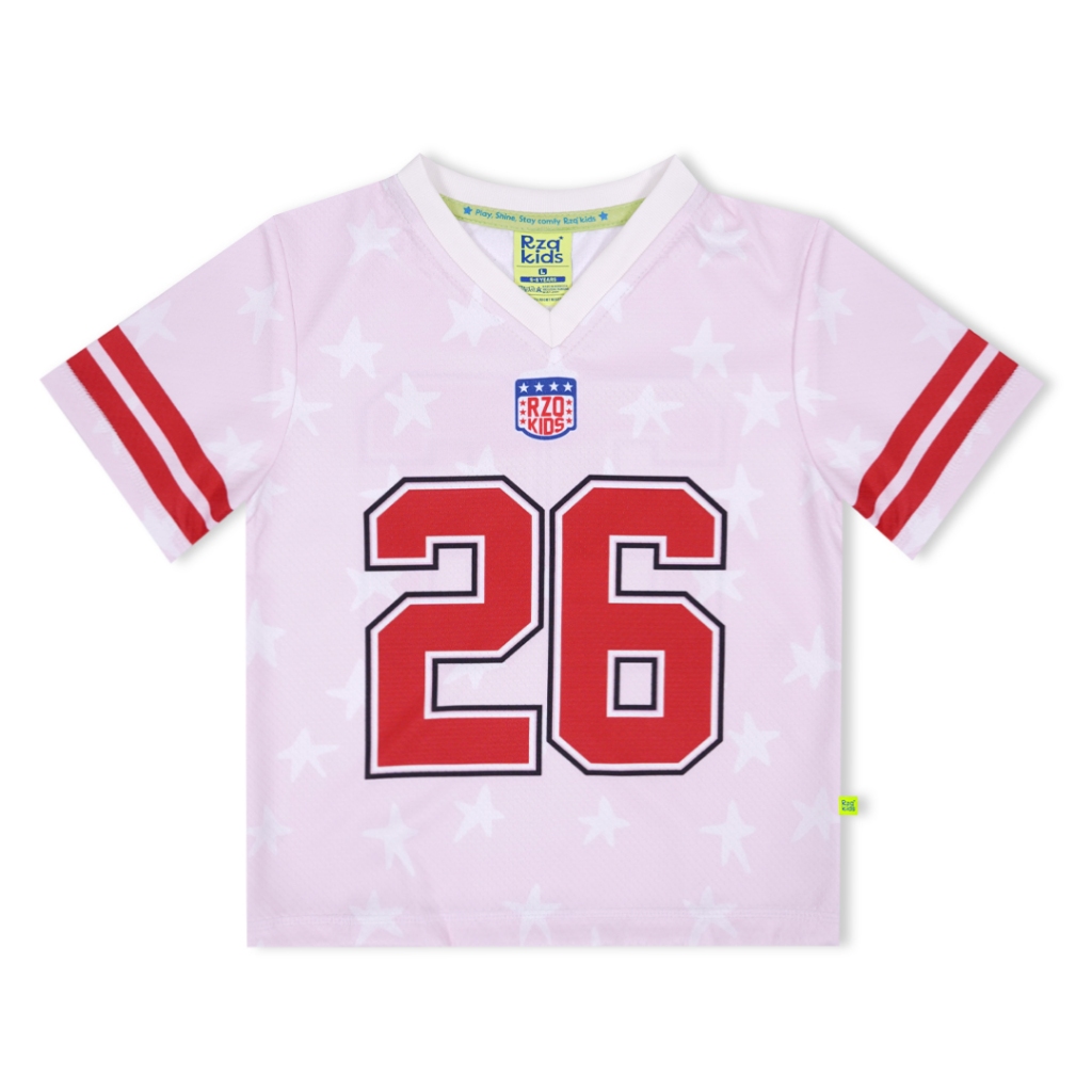 RZQKIDS / Star 26 / Number Series / Kids Jersey / Boys / Girls / Full Print / 1-10 Years