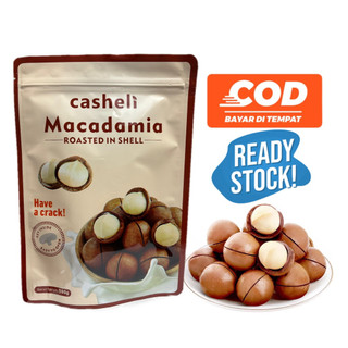[HALAL] casheli Roasted Macadamia Nuts Kacang Milky Flavor Camilan Rasa Susu Food Snack snacks 500g jajan Makanan Cemilan