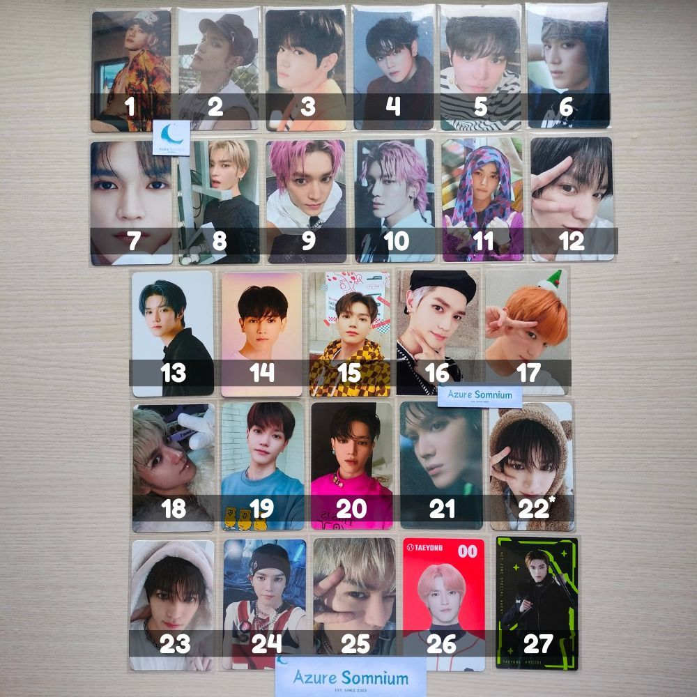 [POLAROID BONUS] การ์ดรูปถ่าย Taeyong NCT 127 อย่างเป็นทางการ / ทั้งหมดเกี่ยวกับ Taeyong / อย่างเป็น