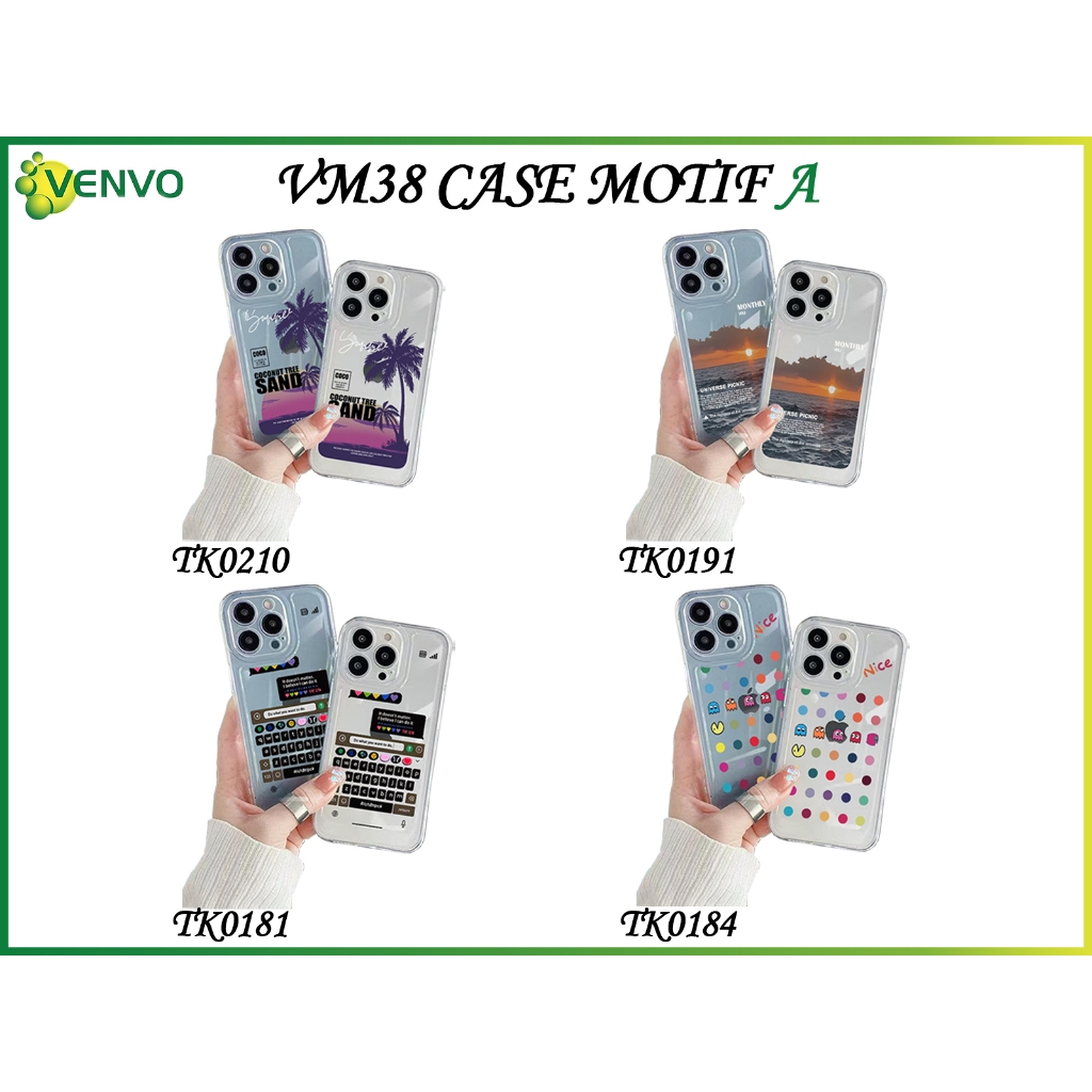 VENVO - VM38 Case Motif A Vivo Y19S Y19S Pro Y20 Y20i Y20S Y12S Y21 Y21A Y21S Y33T Y33A Y33S Y22 202