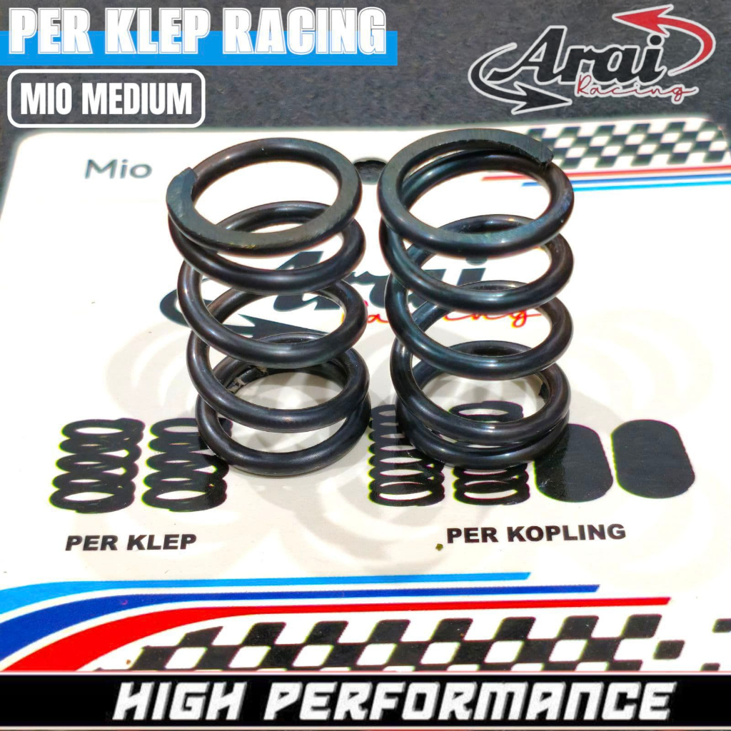 RACING VALVE SPRING MIO CARBON/BEAT FI/FINO CARBON/VARIO 110/MIO M3/SOUL CARBON/FINO 125 ARAI RACING