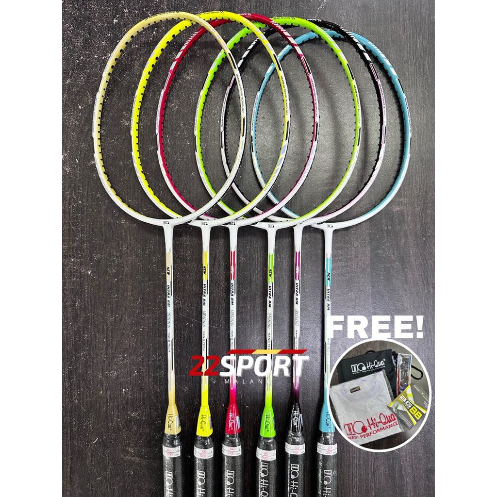 Hiqua HQ Hi-Qua ใหม่ Ultra BM 3000 5000 6000 7000 8000 9000 ไม้แบดมินตันของแท้