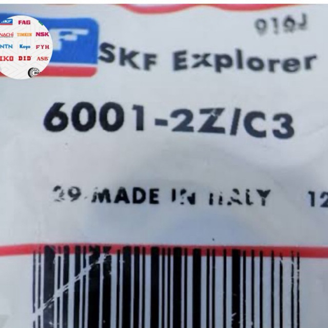 แบริ่ง 6001 ZZ C3 SKF ORIGINAL