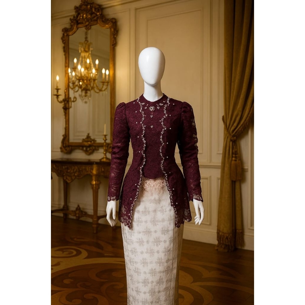 ANNA KEBAYA BLOUSE, MODERN KEBAYA, SEQUIN KEBAYA, MODERN KEBAYA