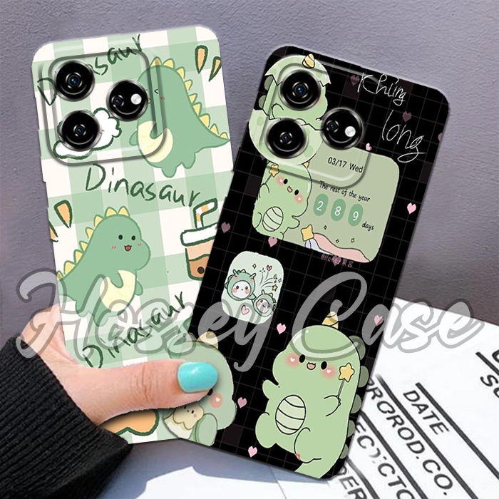 เคสนิ่มสําหรับ Oppo A3s / Realme C1 / A1k / Realme C2 / a5s / A7 / F9 / A12 / A11K - Dino Motif - AL