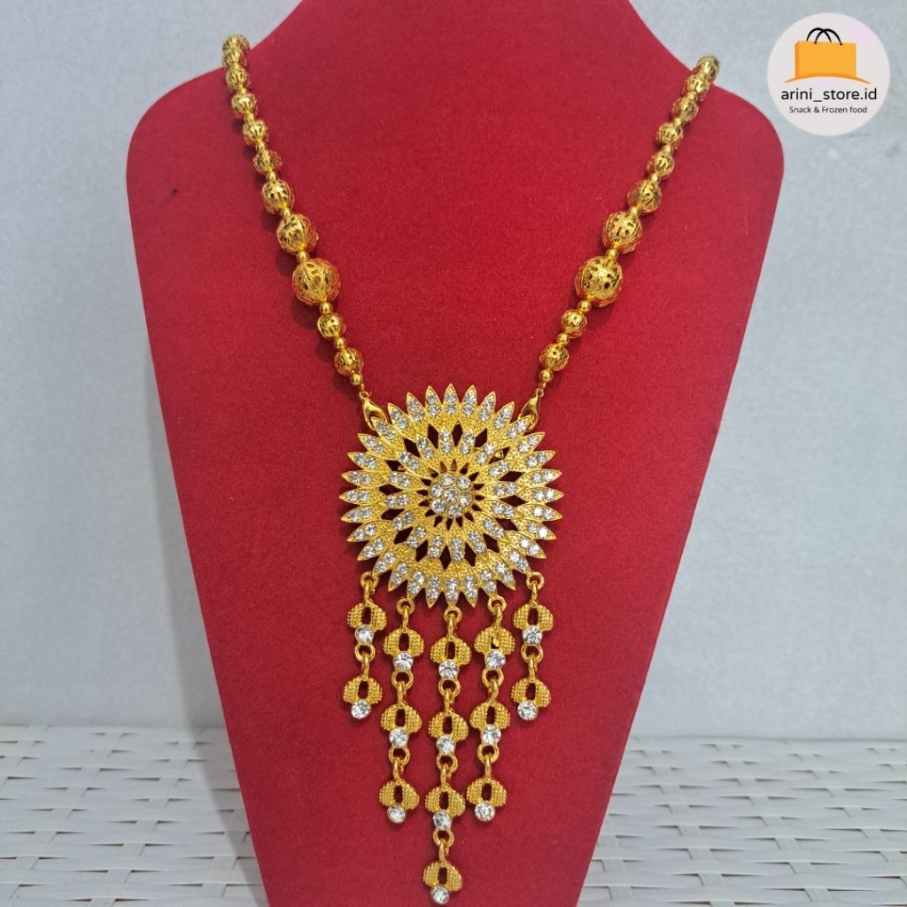 1-LAYER BROOCH NECKLACE / KEBAYA NECKLACE / ETHNIC NECKLACE / TRADITIONAL NECKLACE / ใหม่ KUTU NECKL