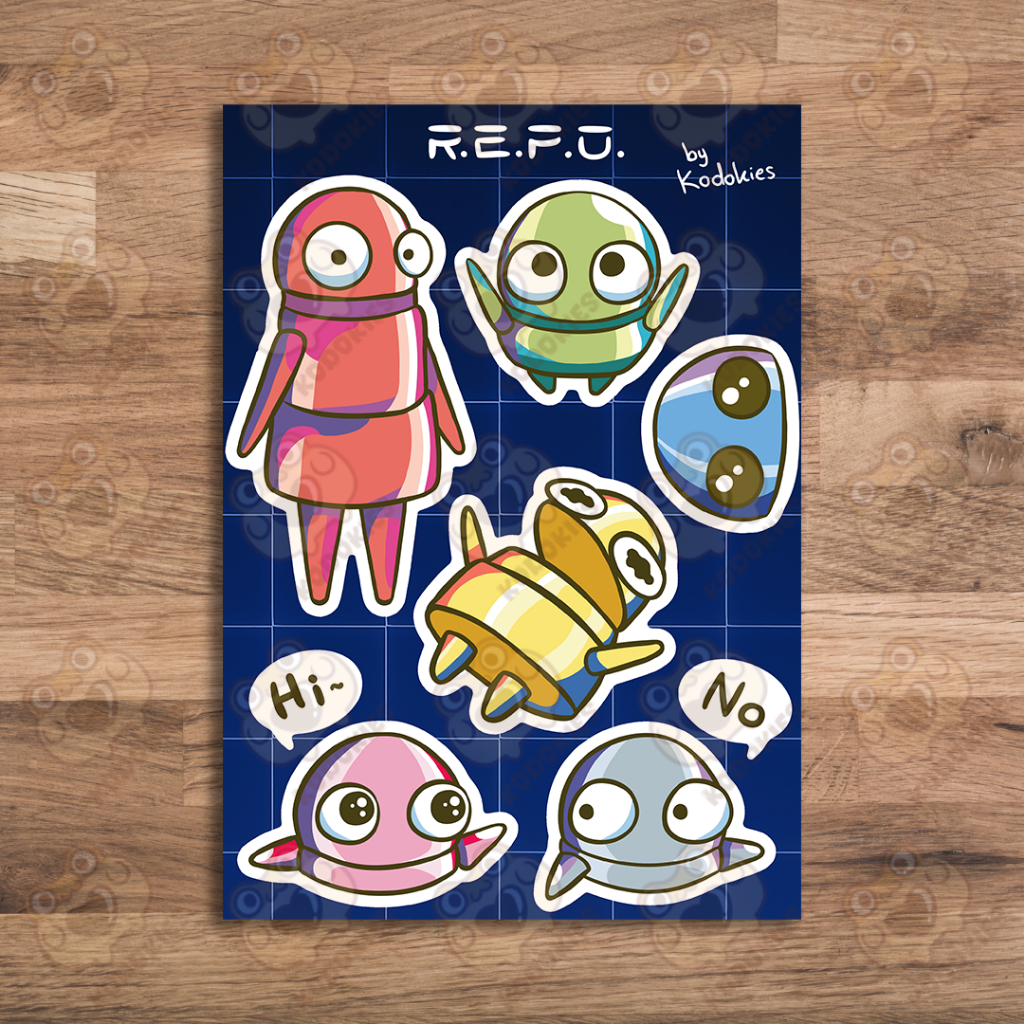 สติ๊กเกอร์ REPO | สติ๊กเกอร์ REPO | REPO Merch / แฟนเมอร์ช