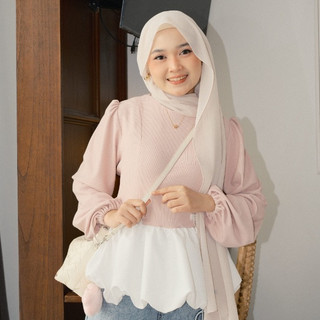 READY STOCK - NJW - DHIVA CHOICE BLOUSE WANITA SUYI ATASAN LENGAN PANJANG - ATASAN WANITA
