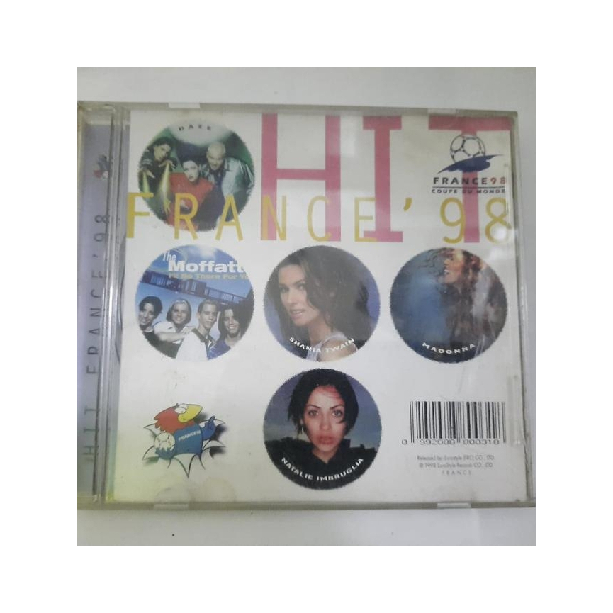 ซีดีเพลงนําเข้า HIT FRANCE 98.