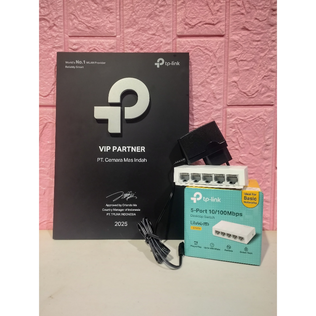 (4 ชิ้น) TP LINK 5 Port LS1005 10/100Mbps Desktop Hub Switch (4 ชิ้น)